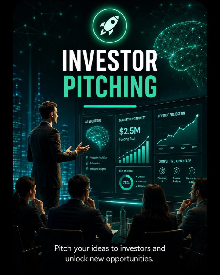 Investor Pitching at World AI Technology Expo Dubai