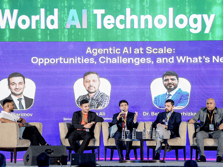 Panel discussion at World AI Technology Expo Dubai